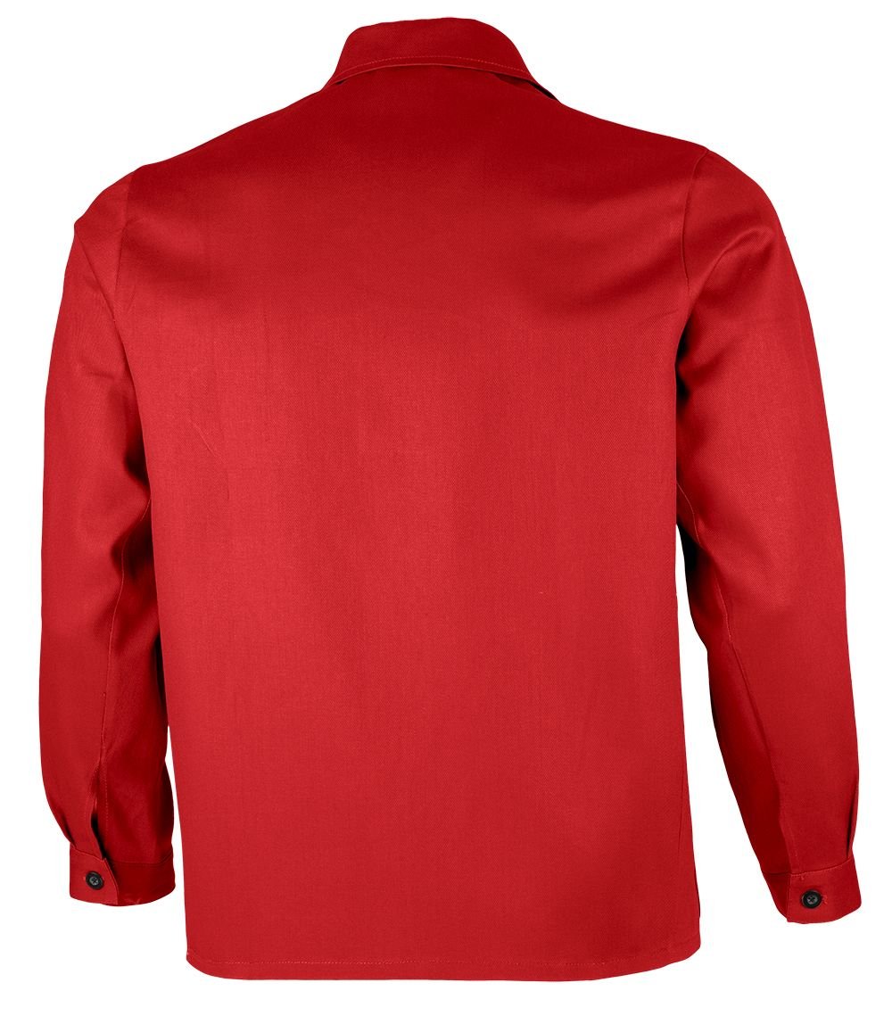 Qualitex - Veste de Travail Classique BW 270 - Plusieurs Couleurs - Flamme Rouge, 98