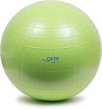 OPTP Soft Movement Ball - 12 Inch Exercise and Pilates Ball for Yoga and Core Stability, Soft Inflatable Physical Therapy Balls Featuring Easy-Grip Texture
