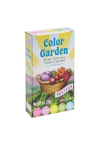 Miniatura 2 de Color Garden Colores alimenticios naturales puros, paquete de pasteles de 5 unidades 1 oz.