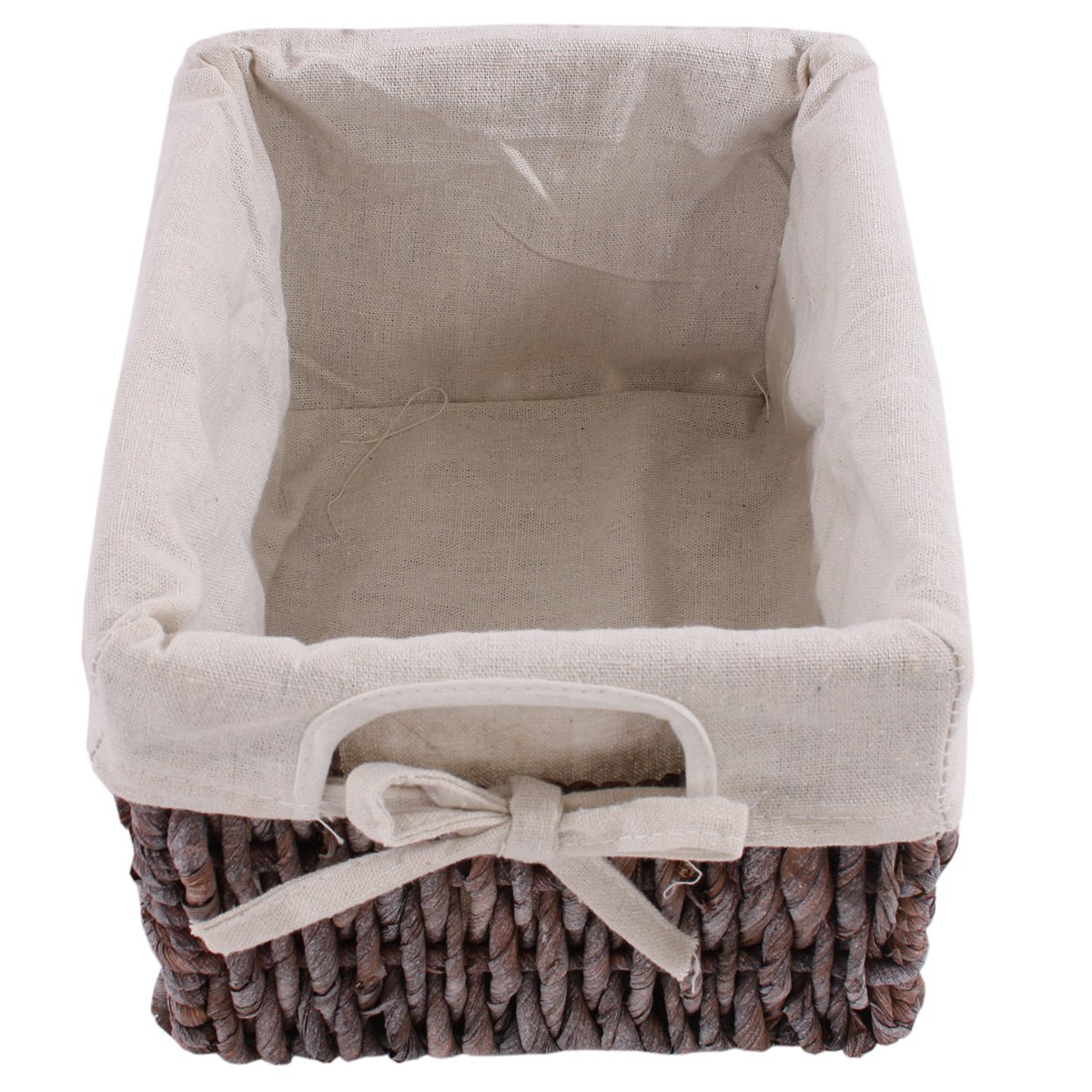 Mendler Scaffale cassettiera con 5 ceste Shabby Vintage Legno di paulonia 28x25x90cm - Marrone