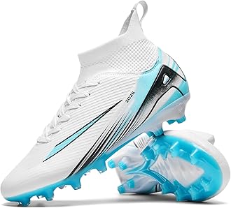 SeryuifgSoccer Cleats for Mens Womens Turf Soccer Shoes Indoor Unisex Football Boots AG FG TF Wide Training Sneaker Outdoor