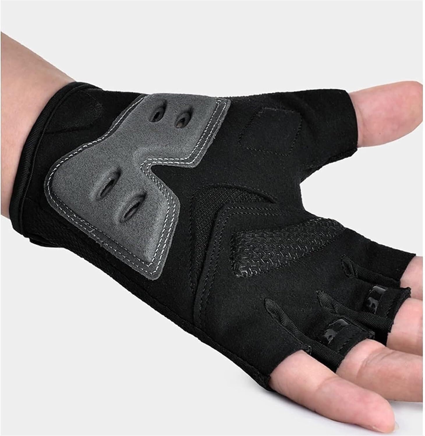 IRYZE Gants De Pêche Gants Demi-Doigts, Gants De Cyclisme pour Hommes Et Femmes Gants De Cyclisme