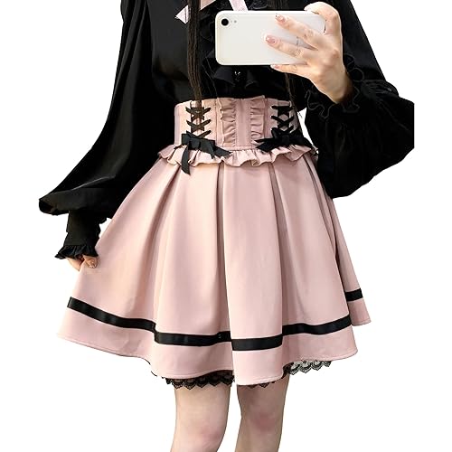 Lolita Kawaii Lace Up Mini Skirt
