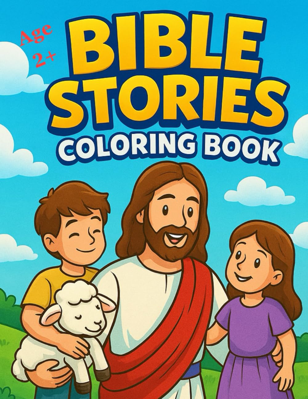 Bible Stories Coloring Book: Children's Coloring Book