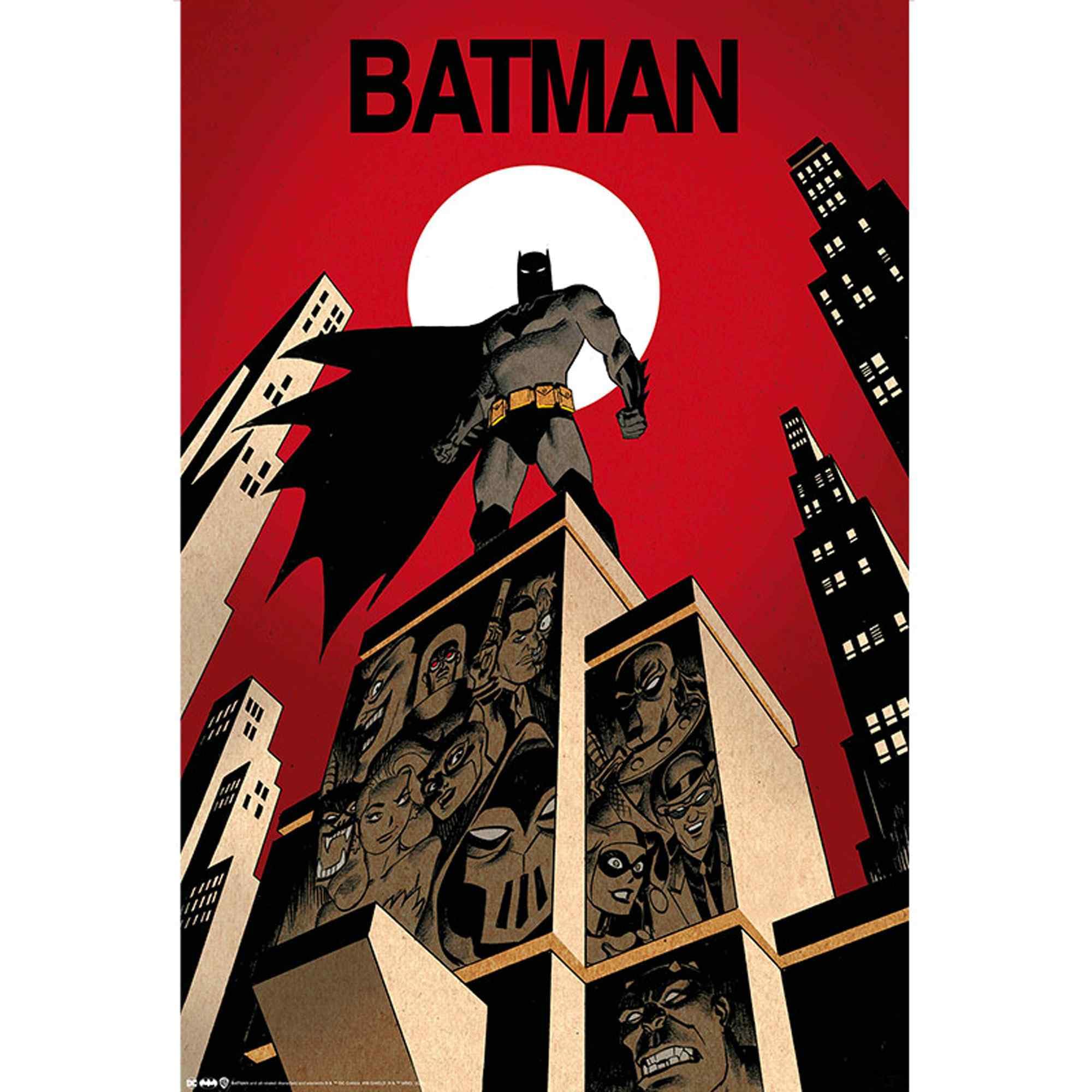GB eye ABYstyle DC Comics Batman 61 x 91.5cm / 24.2 x 35.8 inches Maxi Poster - Shipped Rolled - Art Poster - Wall Posters - Posters & Prints
