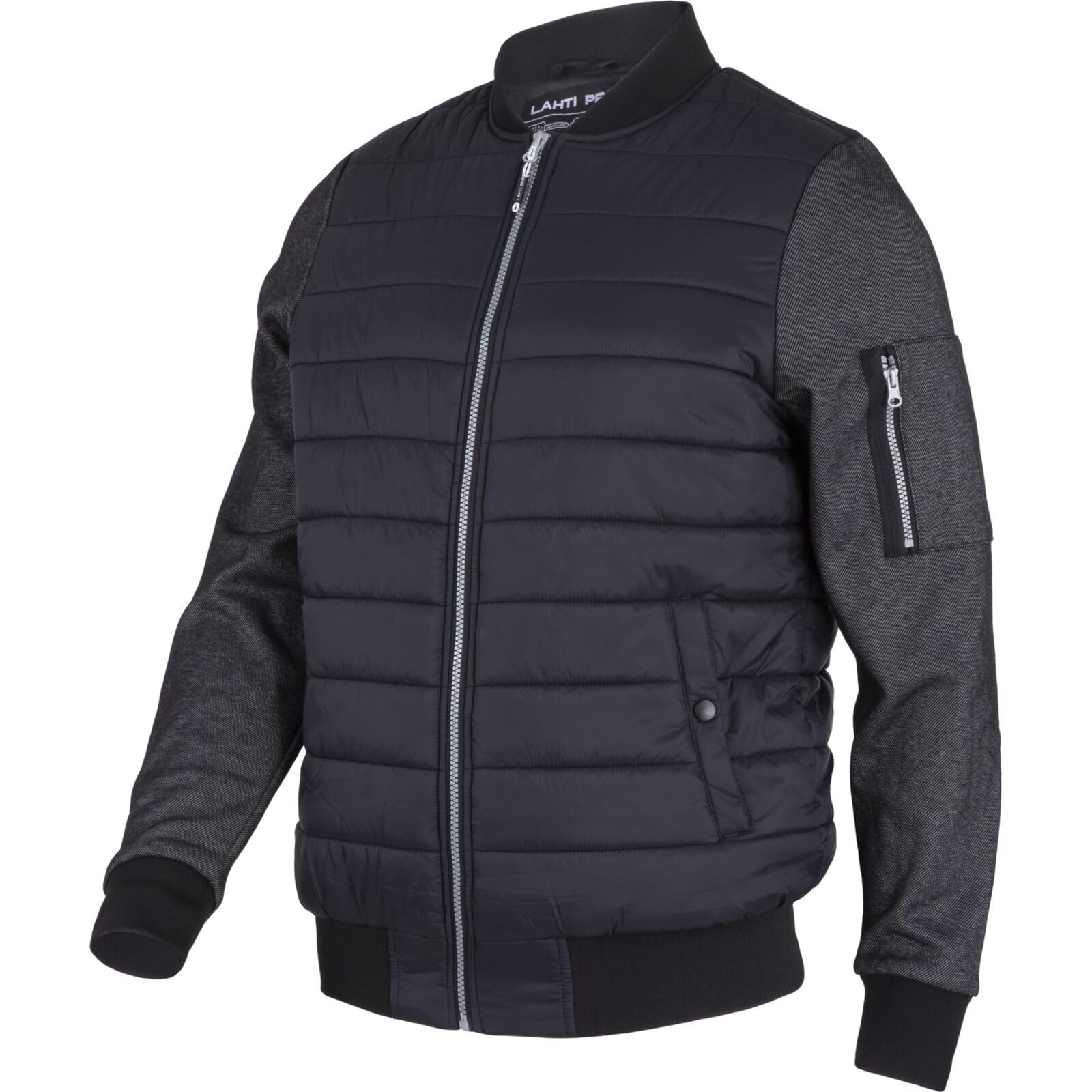 Lahti PRO Felpa Calda Bomber Black, L, CE, Lahti Marca