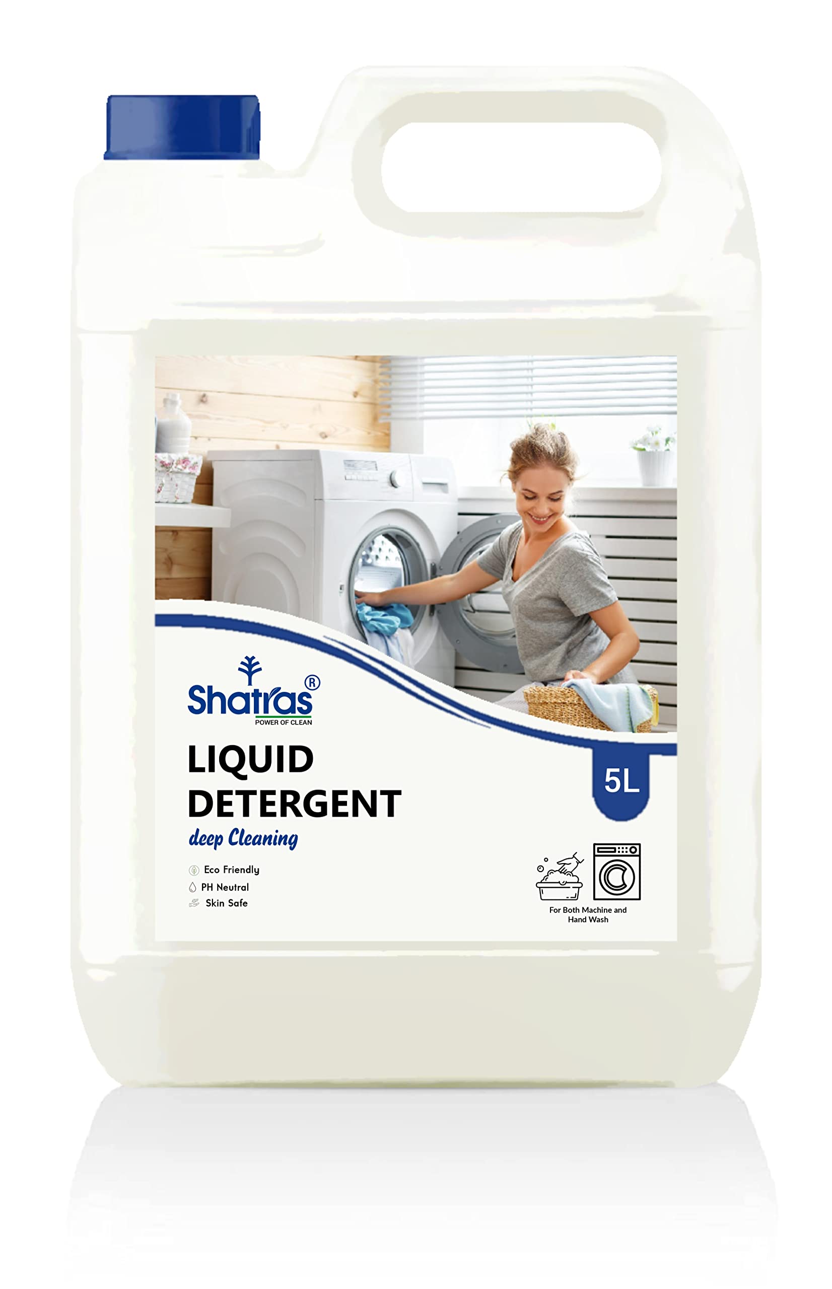 Shatras LIQUID DETERGENT 5 Litres, Suitable for Top Load & Front Load Washing Machine and Bucket Wash (B0C535BWR4) Amazon Price History, Amazon Price Tracker