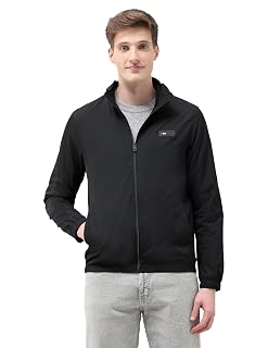 U.S. POLO ASSN. Mens Transitional Jacket With Conceled Hood Full Sleeve Jackets (USJCKS029_BLACK_XL)