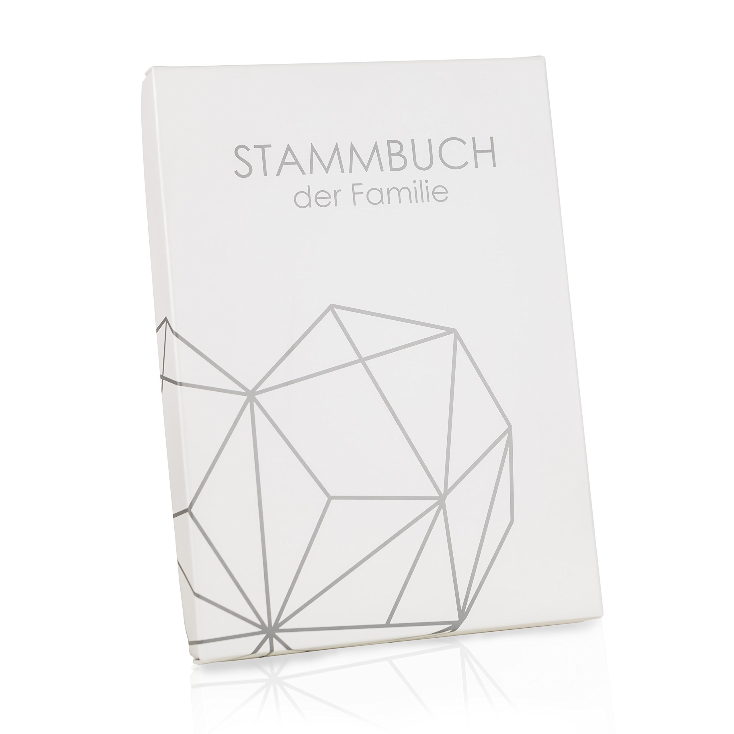 Hochzeitideal, Libro di famiglia della serie Boho lino, grigio scuro (motivo 5)