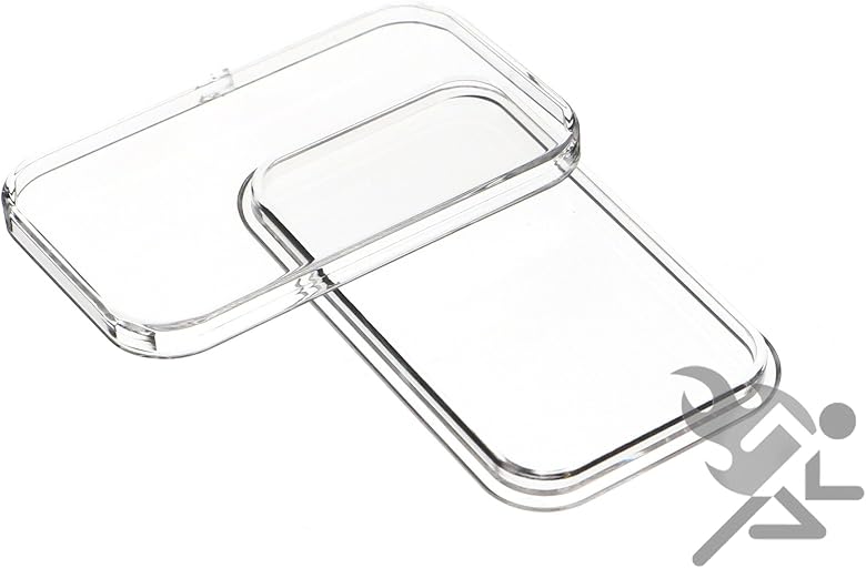 Premium Air-Tite Brand Direct Fit Silver 1oz "Bar" Coin Holder Storage Capsule (Qty 25)