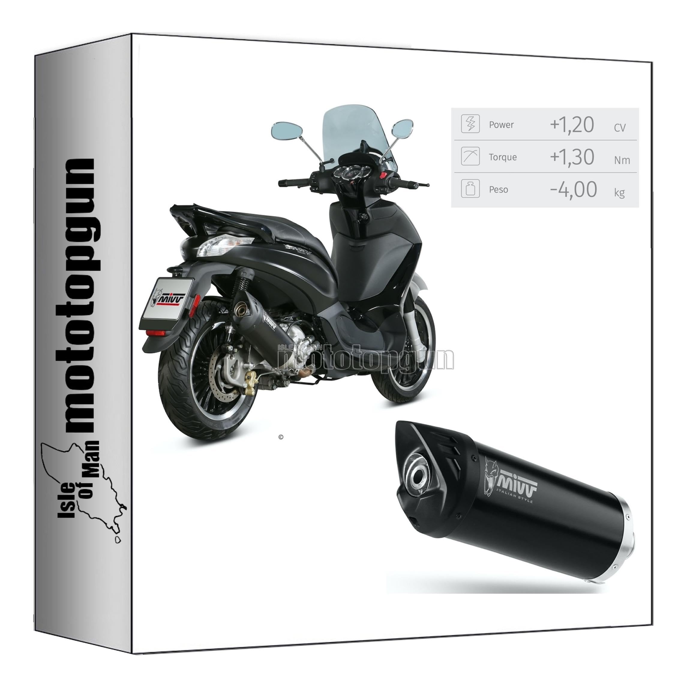 mivv scarico omologato catalizzato mover inox nero compatibile con piaggio beverly 300 2010 2011 2012 2013 2014 2015 2016 2017 2018 2019 2020 mototopgun