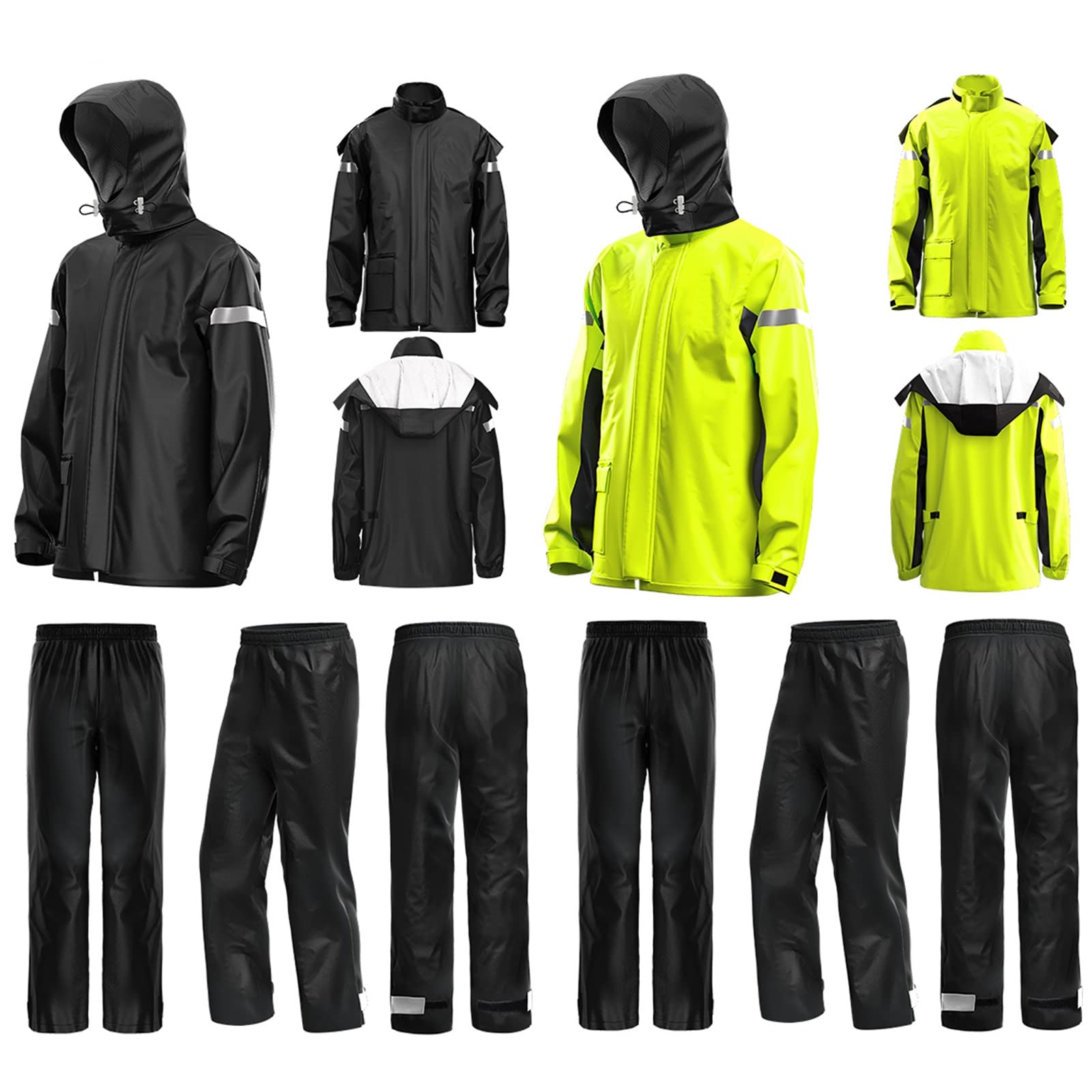 Poncho impermeable Poncho impermeable para adulto, Chaqueta impermeable for lluvia, traje impermeable for hombres y mujeres, impermeable ligero y transpirable, ropa impermeable a prueba de viento, cha