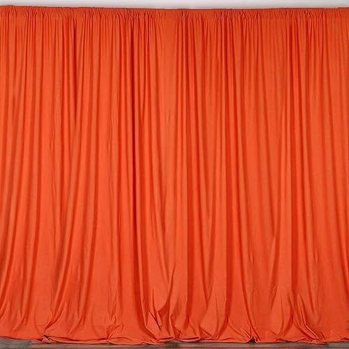 Miniatura 91 de New Creations Fabric & Foam Inc, 2 paneles de cortina de poliéster sin costuras de 5 pies de ancho, color negro, 2 paneles de 5 pies de ancho x 15