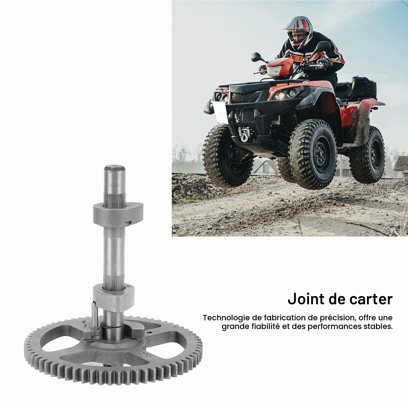 Qiilu Kit d'arbre à Cames Kit d'arbre à Cames 84005207 793880 793583 Kit de Calage d'arbre à Cames de Moteur Joint de Carter de Moto 697110 Remplacement pour Fourtrax Rancher