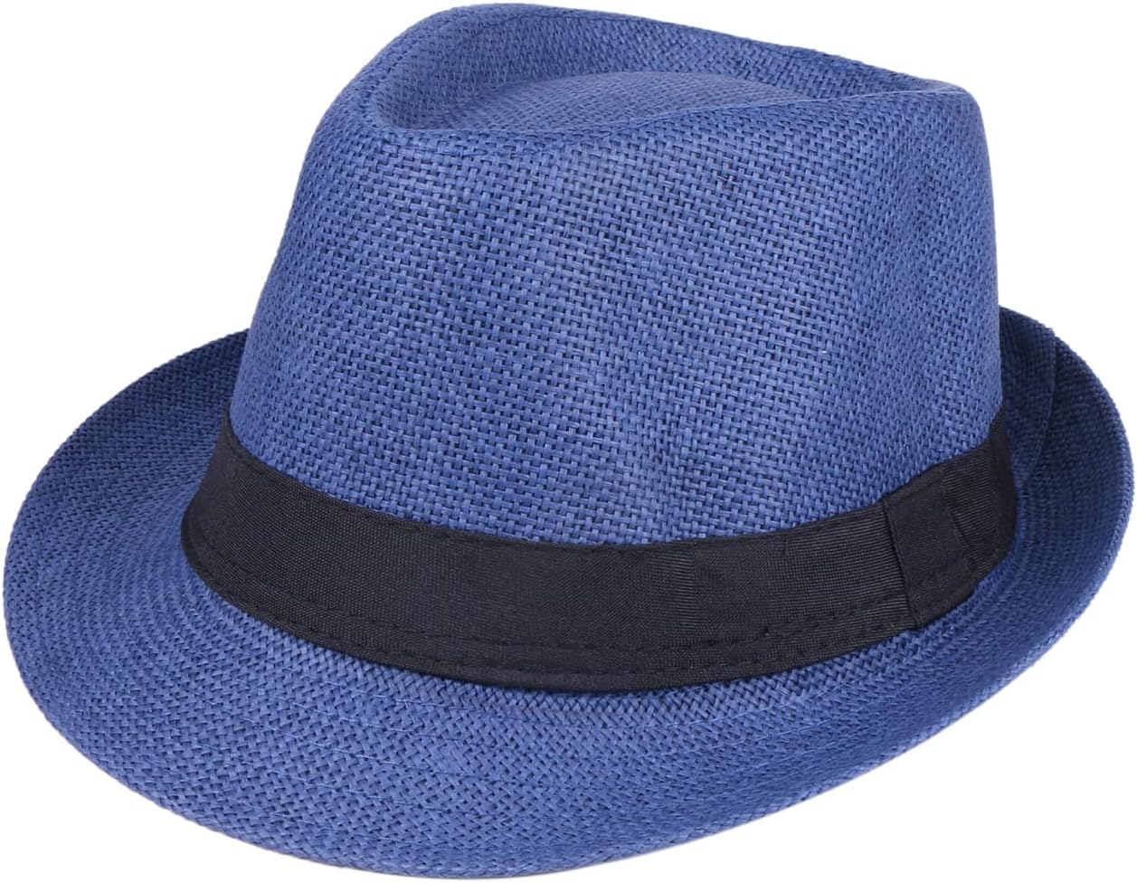 Unisex Fedora Hat Trilby Cuban Sun Protection Short Brim
