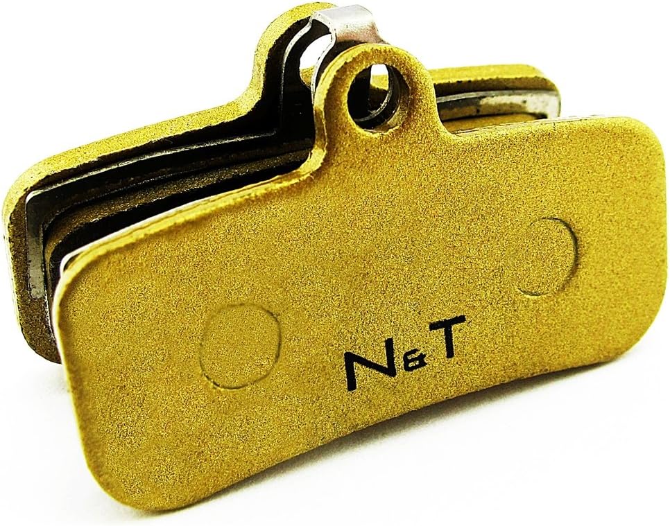 Noah And TheoNT-BP018/SI Sintered Disc Brake Pads fit Tektro Dorado 4P HD-E720, HD-E725, Orion 4P HD-M735 (Front Orion P 4+2 calliper only), Orion 4P HD-M745. Tektro Q10YS and Q11TS compatible.