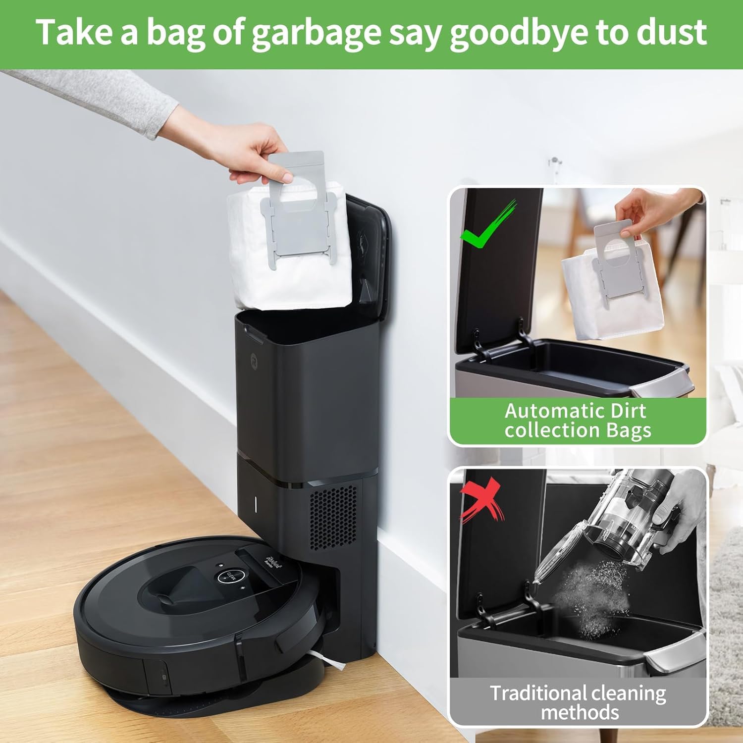 Amazon.co.jp: 【2枚】ルンバ用 紙パック Roomba 105 Combo/205