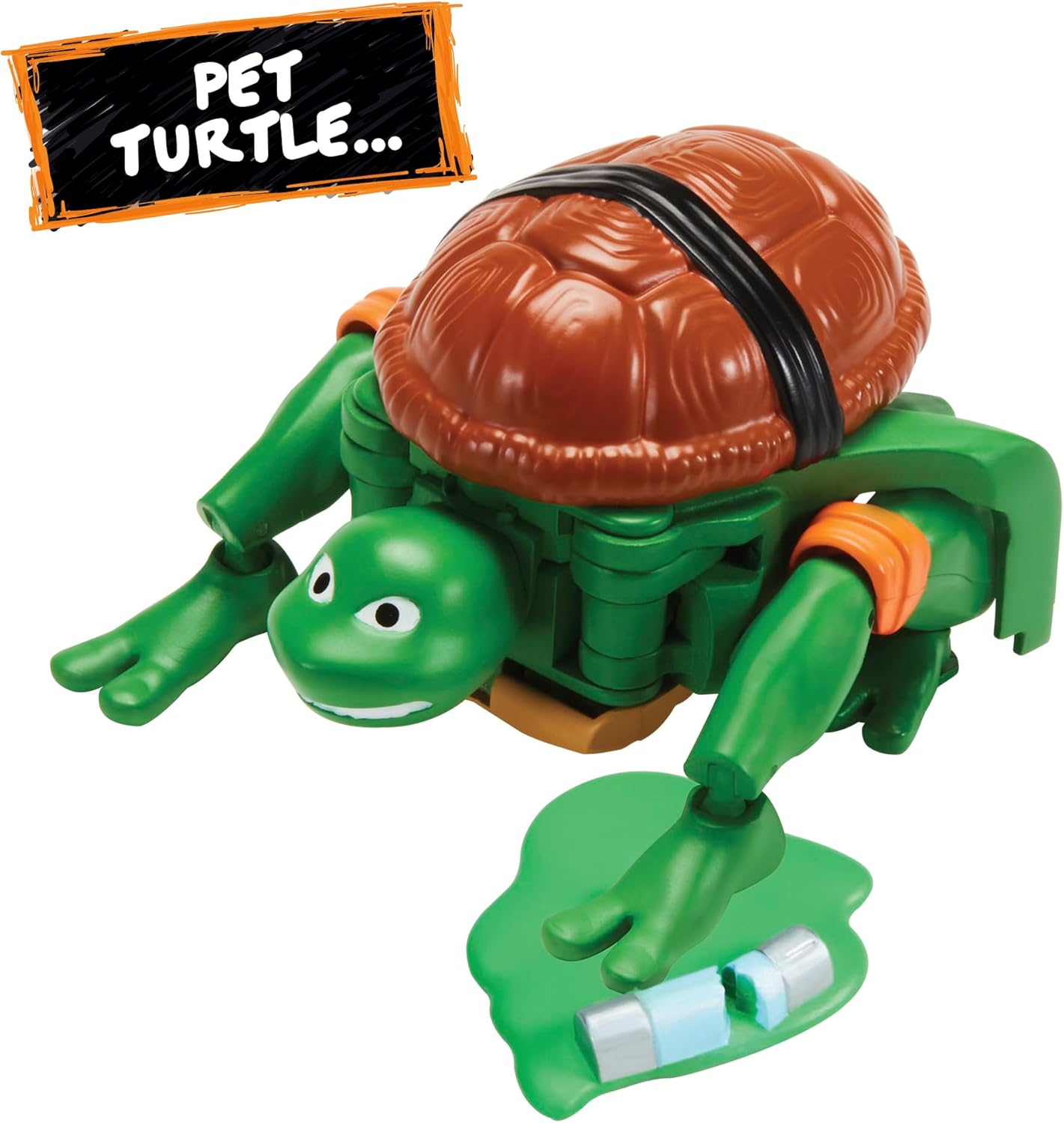 Tales of Teenage Mutant Ninja Turtles: Mutations Deluxe 5.5” Michelangelo Pet to Ninja Figure by Playmates Toys