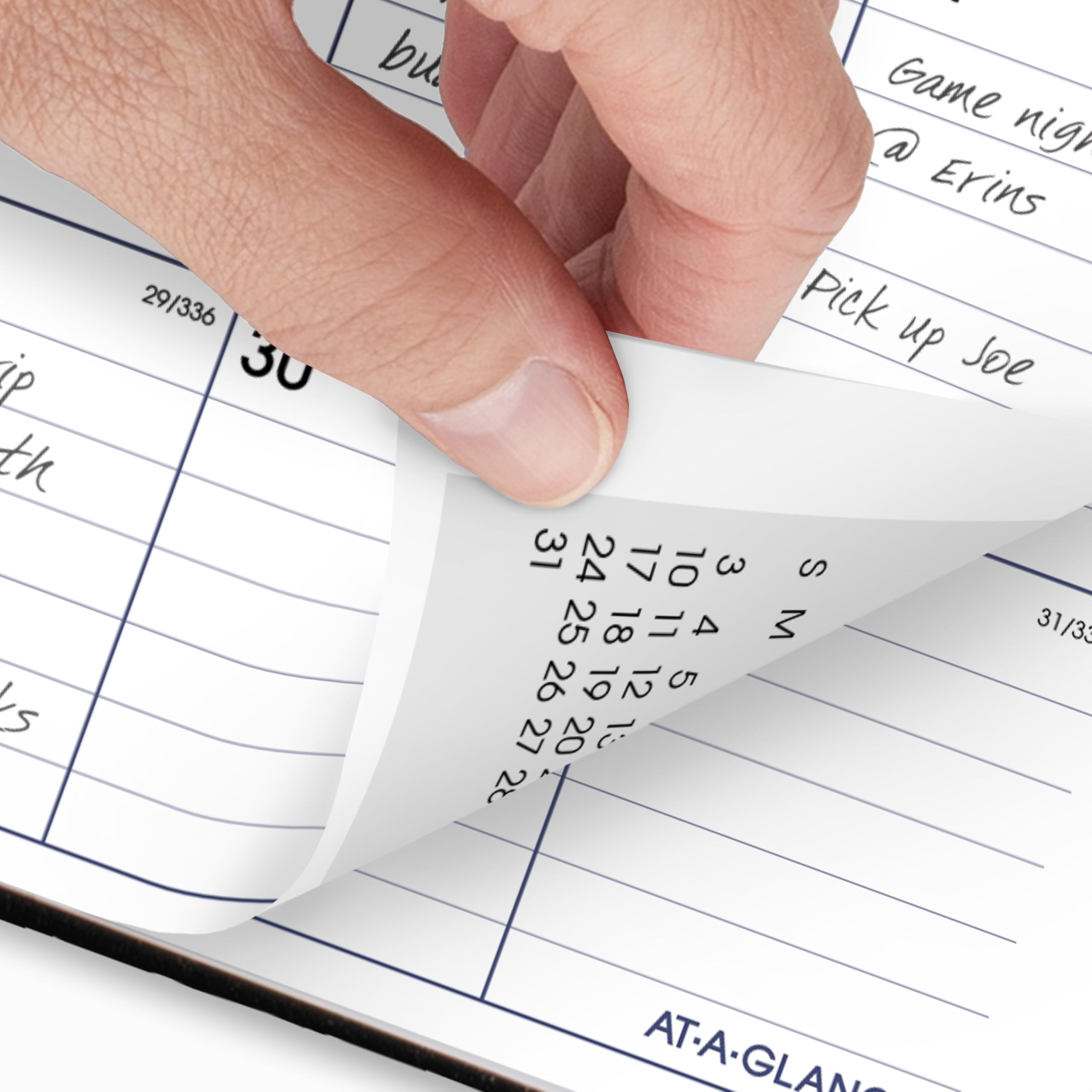 AT-A-GLANCE Agenda 2026, mensile, 20,3 x 29,8 cm, grande, copertina rigida, DayMinder, nero (G470H0026)