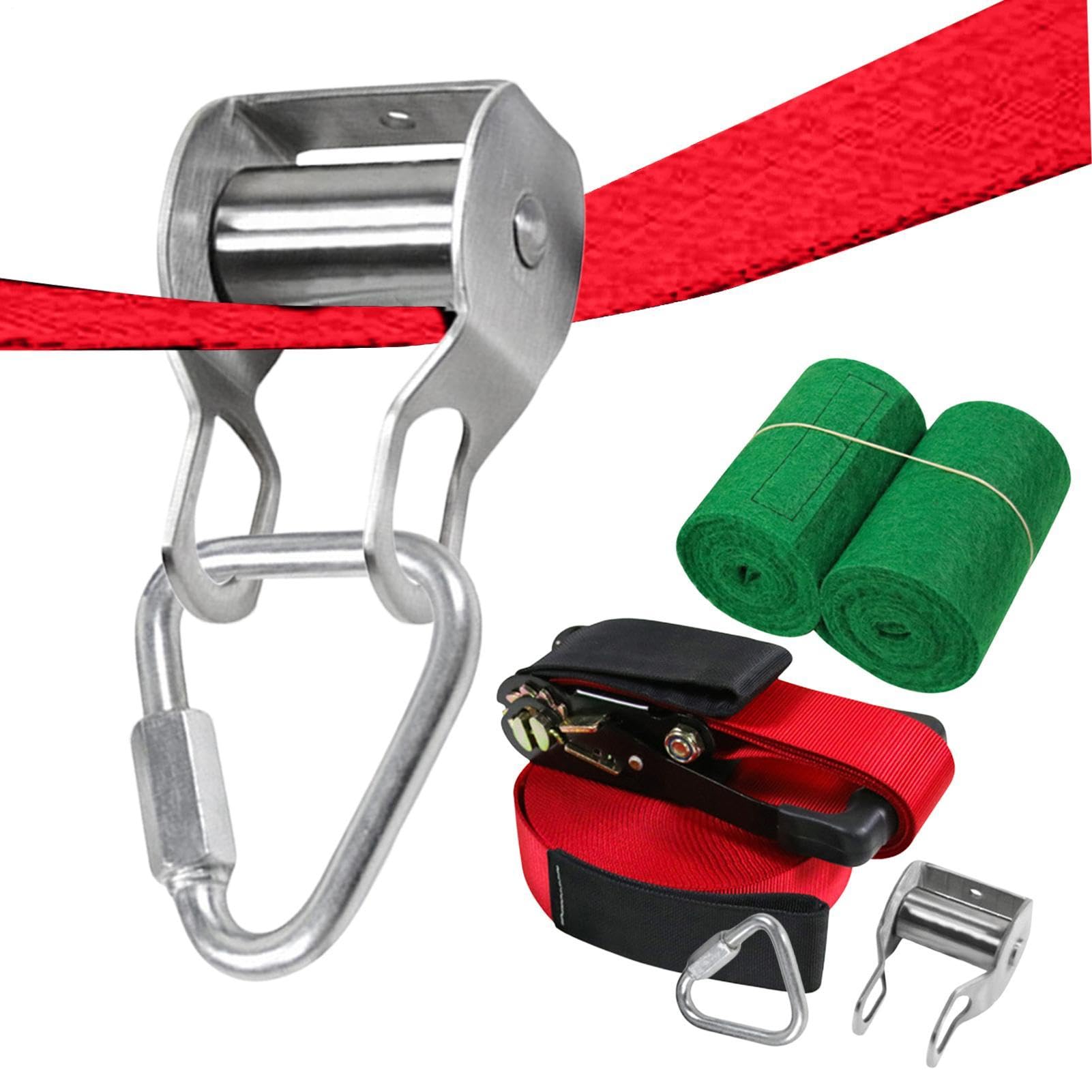 Schaukel-Set mit Slack Line – Outdoor-Set für Gleichgewicht und Spaß, für den Außenbereich mit Slack-Linien für Kinder | Teenager Mädchen Hinterhof Spiele Schule Camping