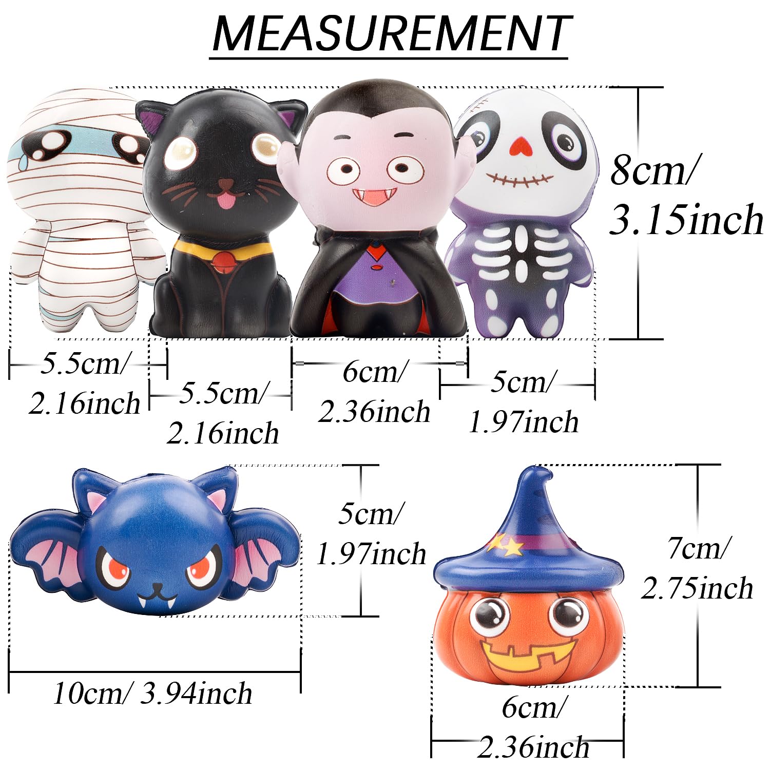 FINGOOO Halloween Slow Rising Squishes Toys - Image 3