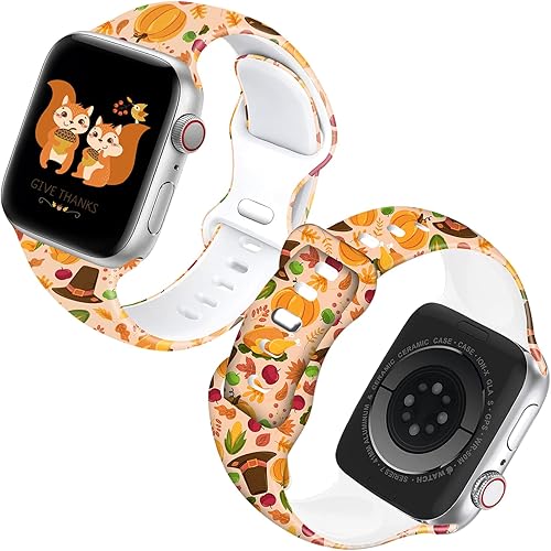 Correa de reloj de Navidad para Halloween, compatible con Apple Watch de 1.496 in 1.575 in 1.614 in 1.654 in 1.732 in 1.772 in 1.929 in para mujer, disponible en Yaxa El Salvador