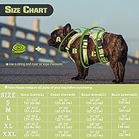 Vista 6 de Arnés para perro sin escape, arnés a prueba de escapes, arnés totalmente reflectante con mango acolchado, transpirable, duradero, chaleco ajustable