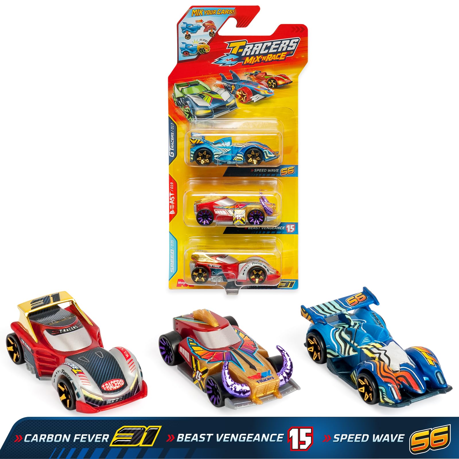 T-Racers Mix ´N RACE 3 Pack - Image 2