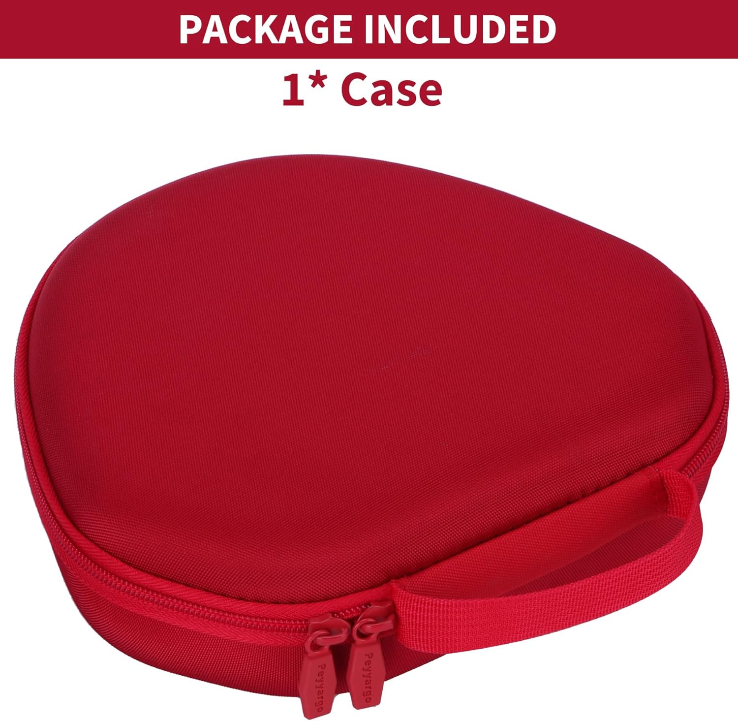 Hard Carrying Case with Sleep Mode Replacement for Apple AirPods Max Wireless Over-Ear Headphones (Red)