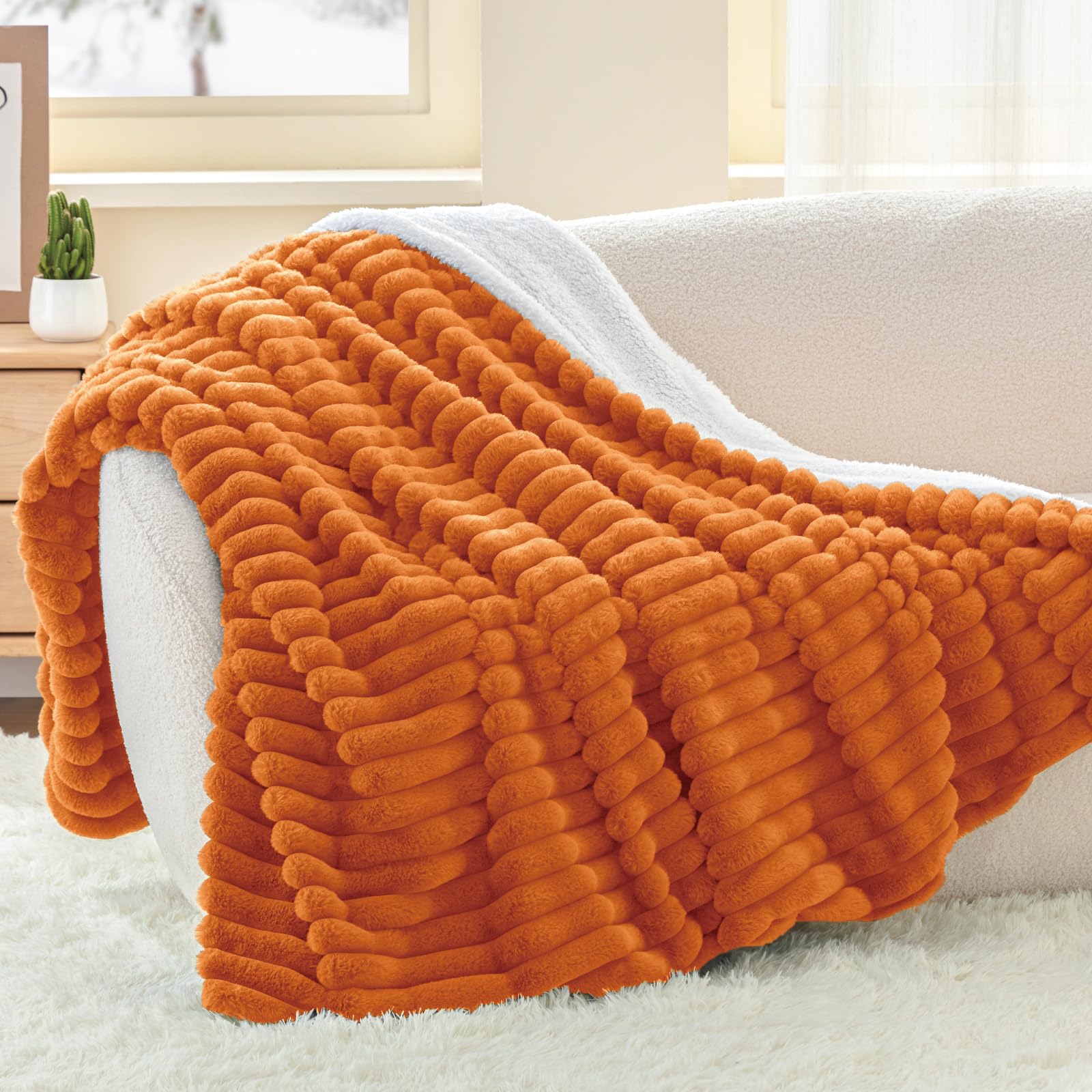 週末値下げ‼️【IMPeRF】 DON'T WORRY THROW BLANKET INFIIXSO Sherpa Throw Blanket for Couch - Super Soft & Warm