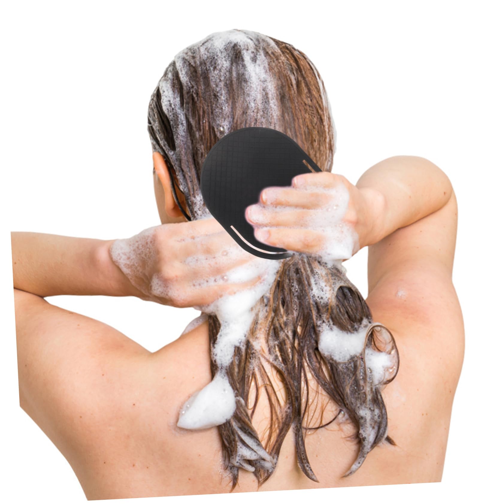 3er-sets Haar-/kopfhautbürste Kopfhautkamm Für Herren Wasser-spa-massage Für Die Haarpflege Tragbar – Design Kunststoff 12 Stück X 3