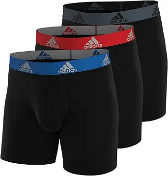 adidas Men's Performance Boxer Brief Underwear (3-Pack)
