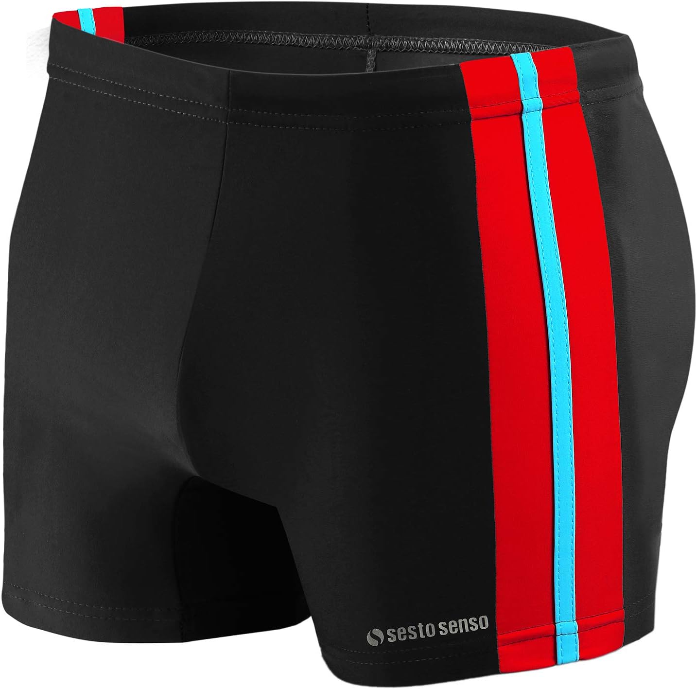Sesto Senso Men's Swim Boxer Shorts Swim Aquashorts Drawstring Beach Shorts