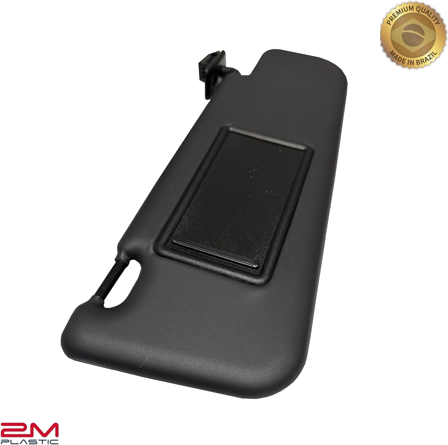 Sun Visor Compatible with Fiat 500 2012-2019 without Sunroof OE Quality 2M PLASTIC (Black - Pair)