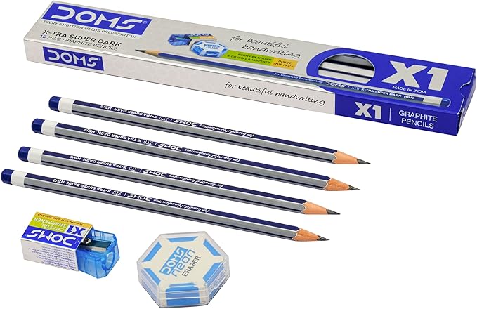 Lápices Doms X1 X-Tra Super Dark Pack 10 Unidades miniatura 8