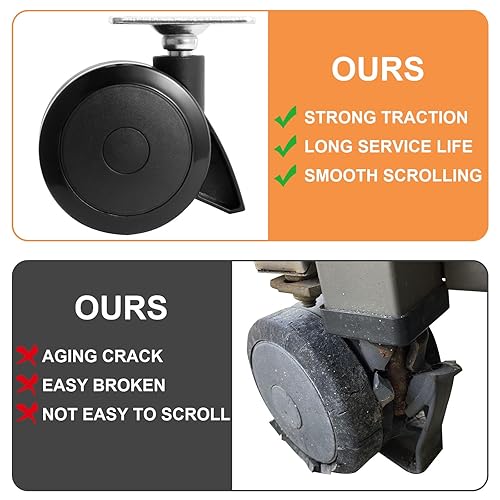 Miniatura 5 de 69827 Rueda fija para Weber Spirit Grill Ruedas de repuesto Weber Spirit E215 E210 S210 E220 S220 Piezas de parrilla Spirit E310 Spirit E320 S310