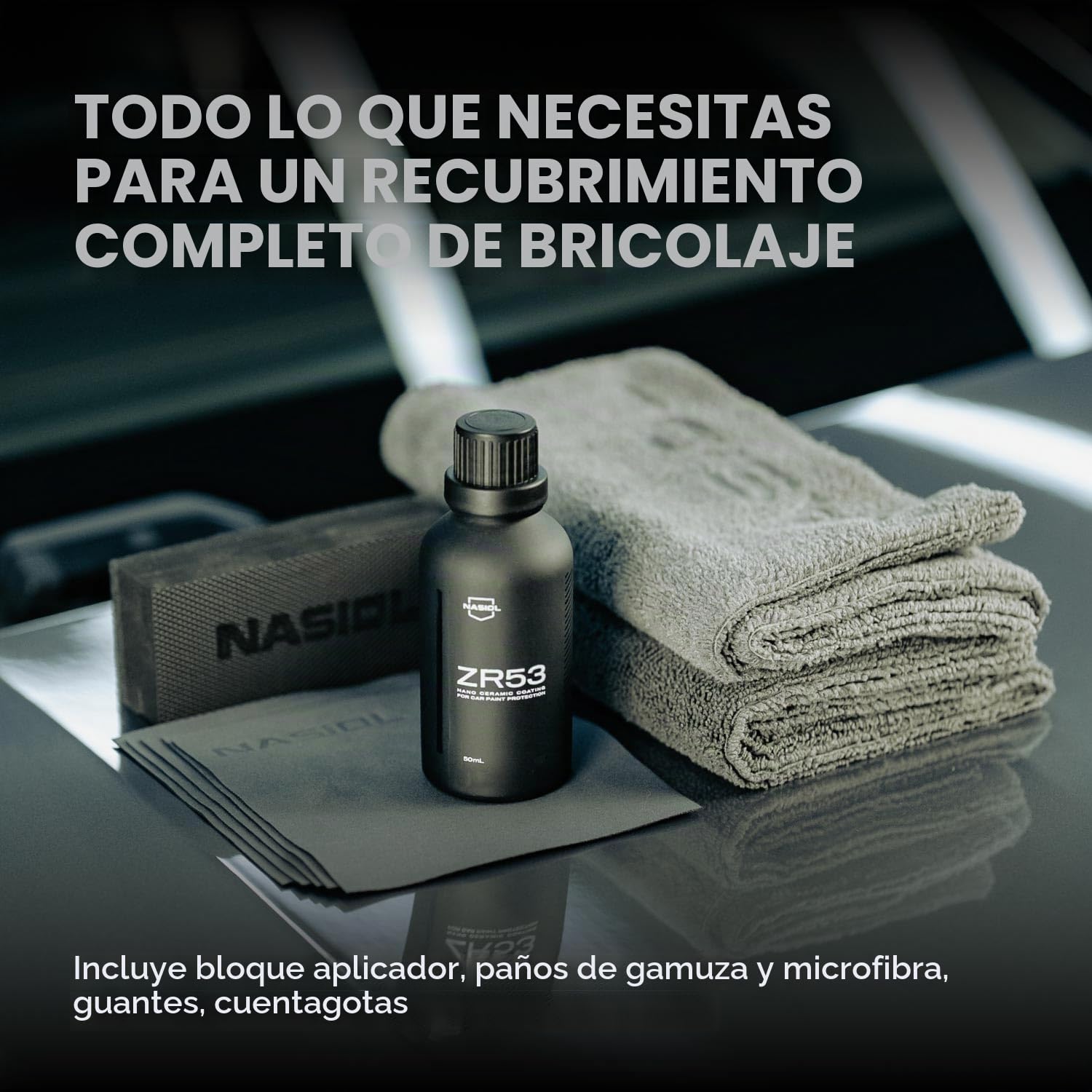 Nasiol ZR53 Ceramic Coating for Cars | Protect from scratches | 3 year protection | 50ml