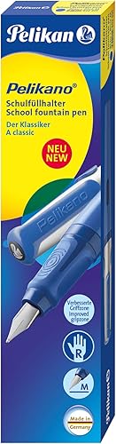 Miniatura 7 de Pelikan Pelikano 802901 - Pluma estilográfica, punta media, azul, en caja, 1 unidad