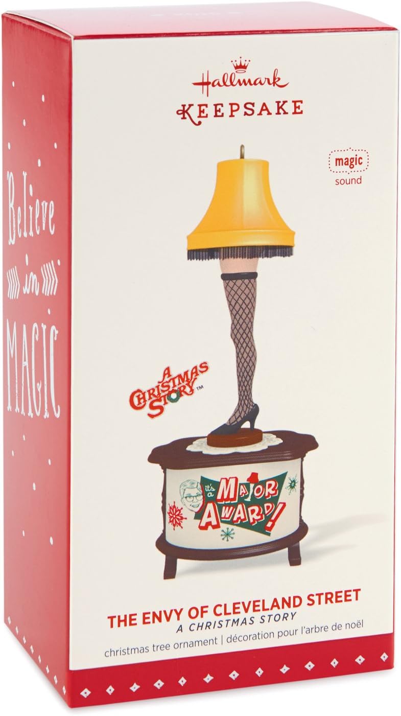 Hallmark Keepsake Ornament A Christmas Story The Envy of Cleveland Street Leg Lamp with Sound image 3