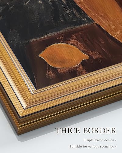 Miniatura 3 de WHASAYART Arte de pared enmarcado dorado para sala de estar, impresiones de pintura de mariposas, arte de Halloween de academia oscura, decoración