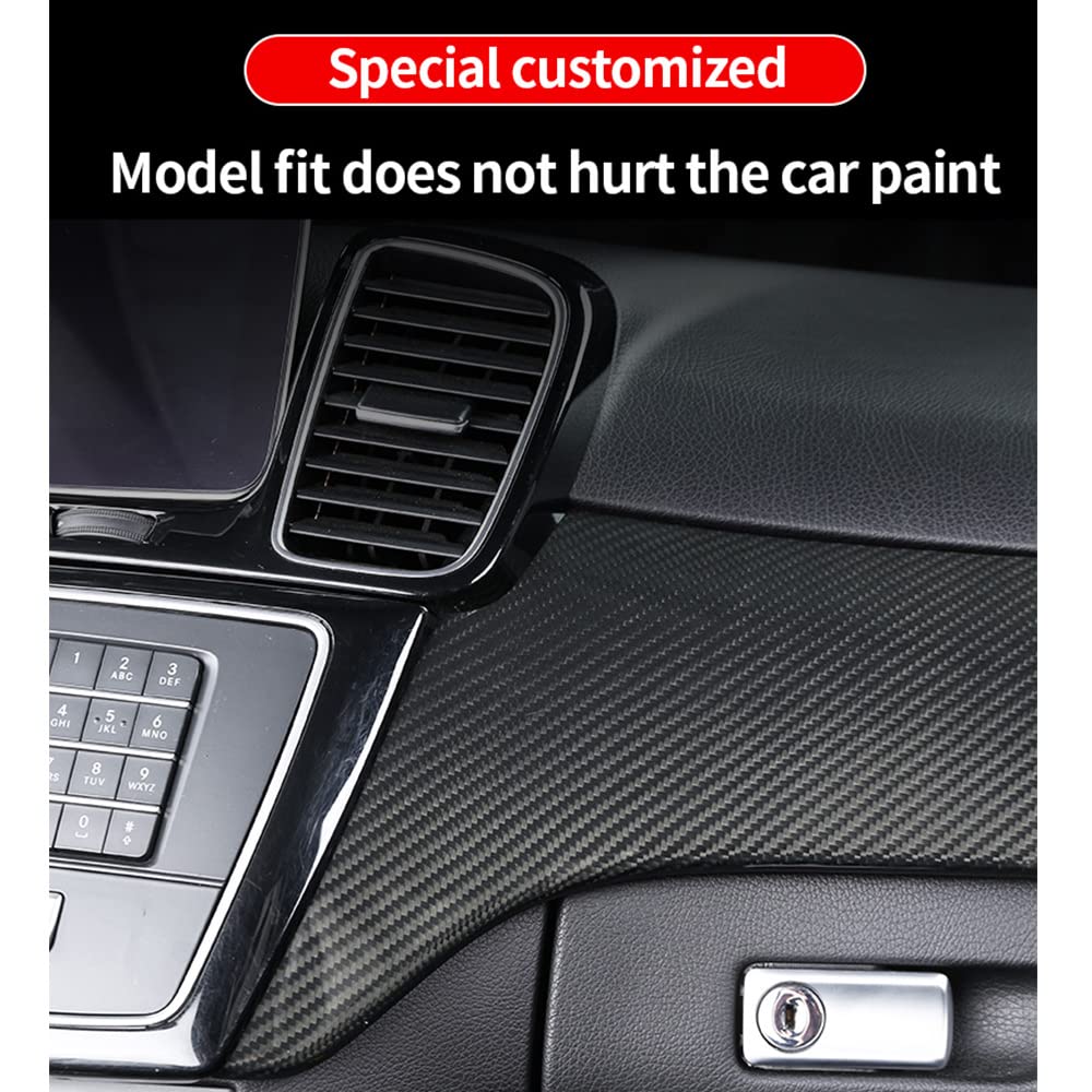 Interieur Deurklink Koolstofvezel Auto-interieur Deurklink Panel