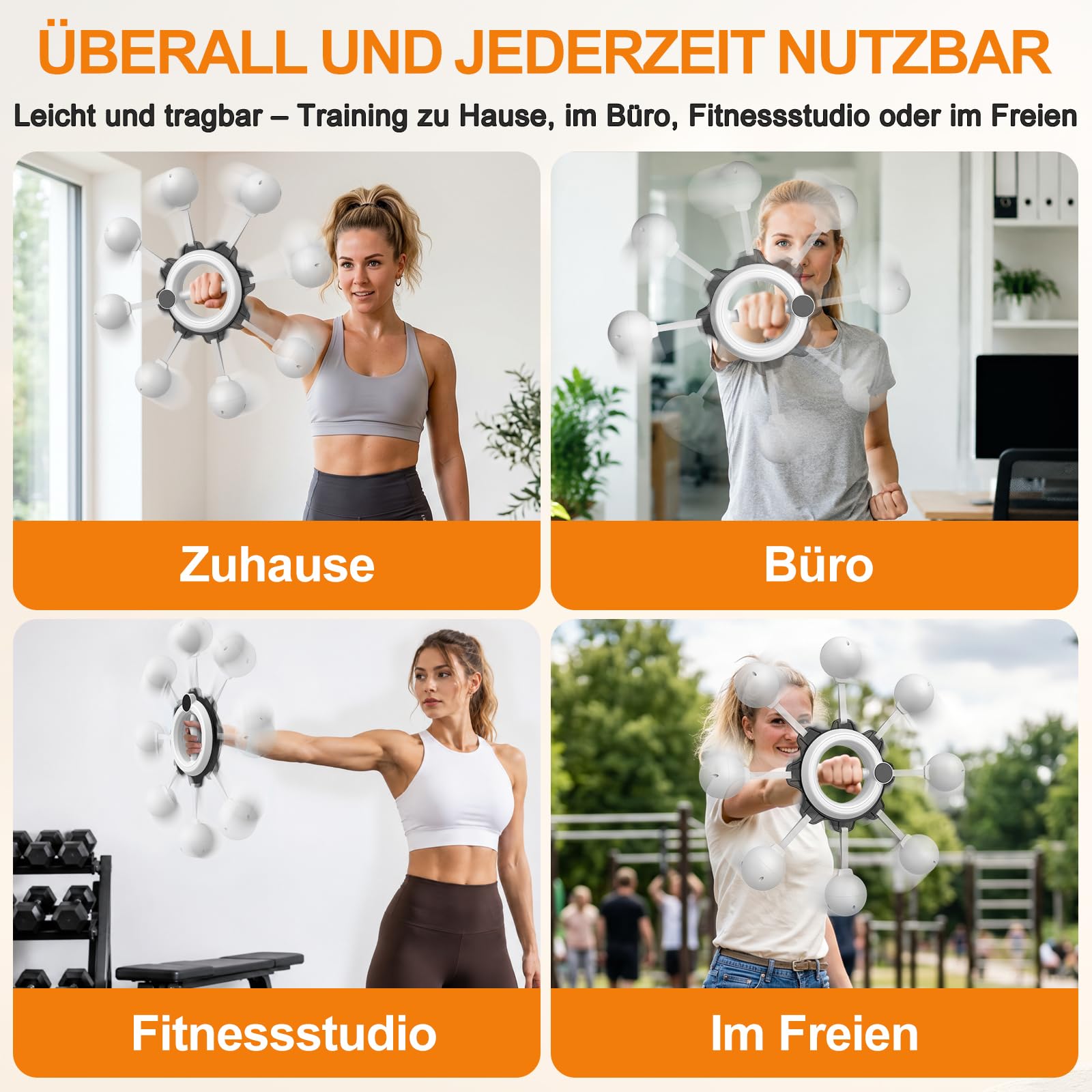 Infinity Arm Hoop, 360° Unterarmtrainer, Armtrainer für Brust, Schultern, Armmuskeln, portabler Twister Armtrainer für Heim & Fitnessstudio Workouts, geeignet für Einsteiger & Profis, Männer & Frauen