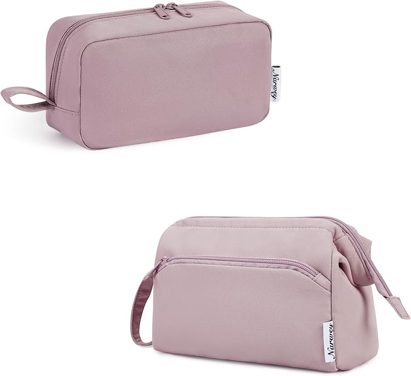 Narwey Makeup Bag With Wide-open Make up Bag