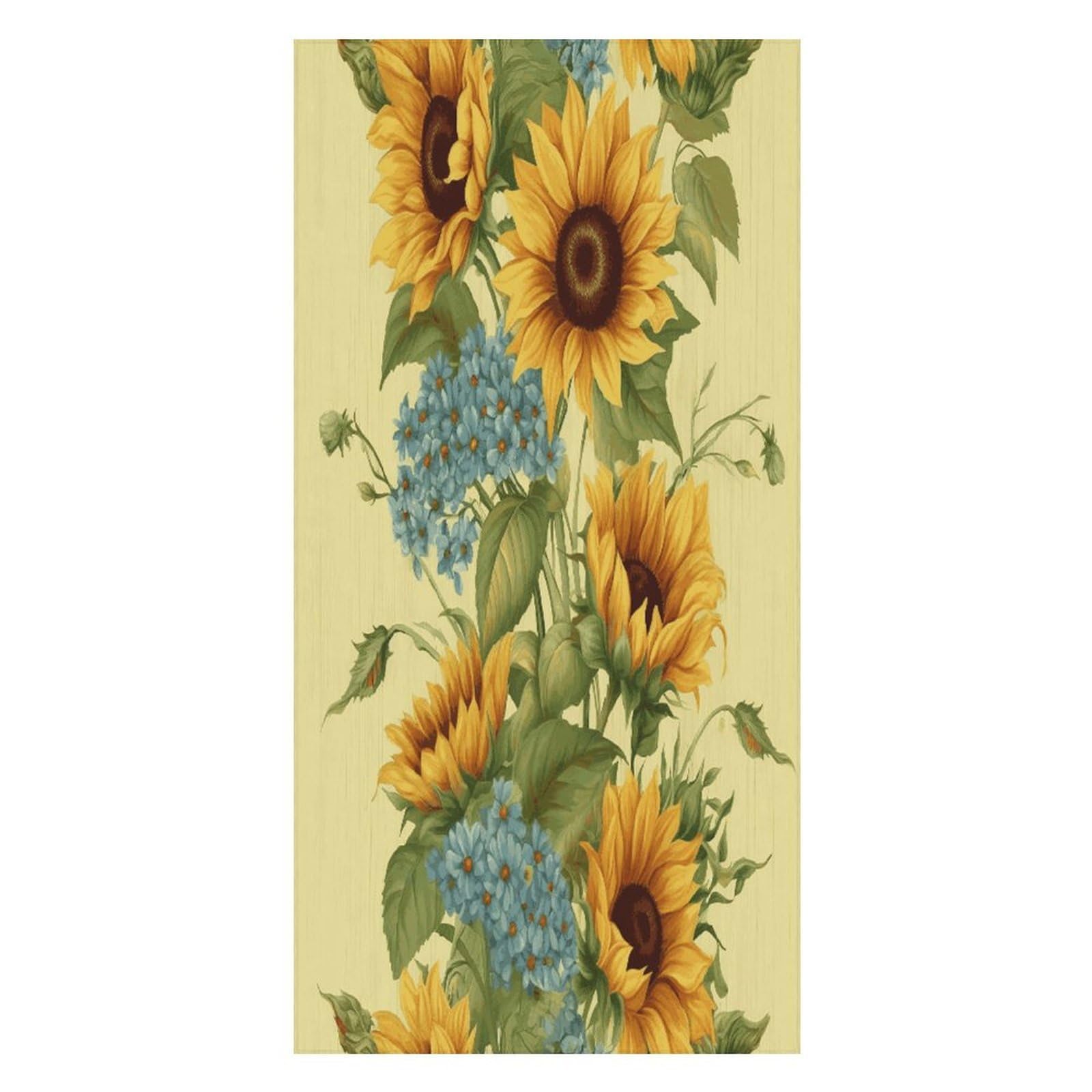 FekiLoot Sunflowers Beach Towel Oversized Bath Towel Ultra Soft Pool Towel Cozy Swim Towel Silky Lounge Towel Quick Dry Travel Towel Gentle Absorbent Towel for Adults Women Men