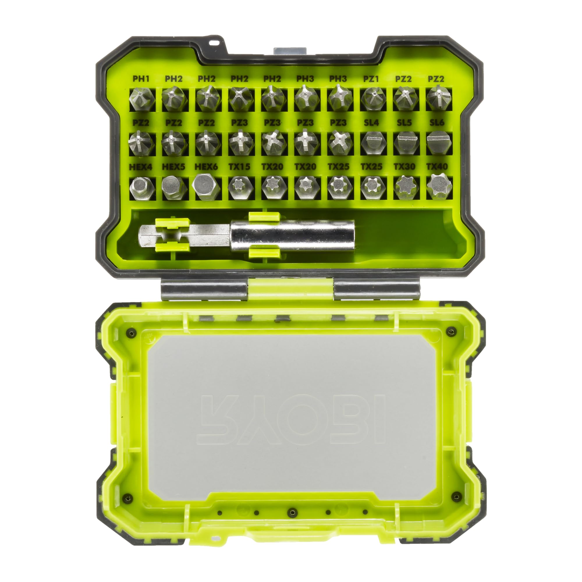 Ryobi R18PD3-140SA Trapano a Percussione 18V ONE+ con Batteria 4.0 Ah, Caricabatterie, Set 31 Inserti e Borsa, Mandrino 13 mm, 50 Nm, 2 Velocità