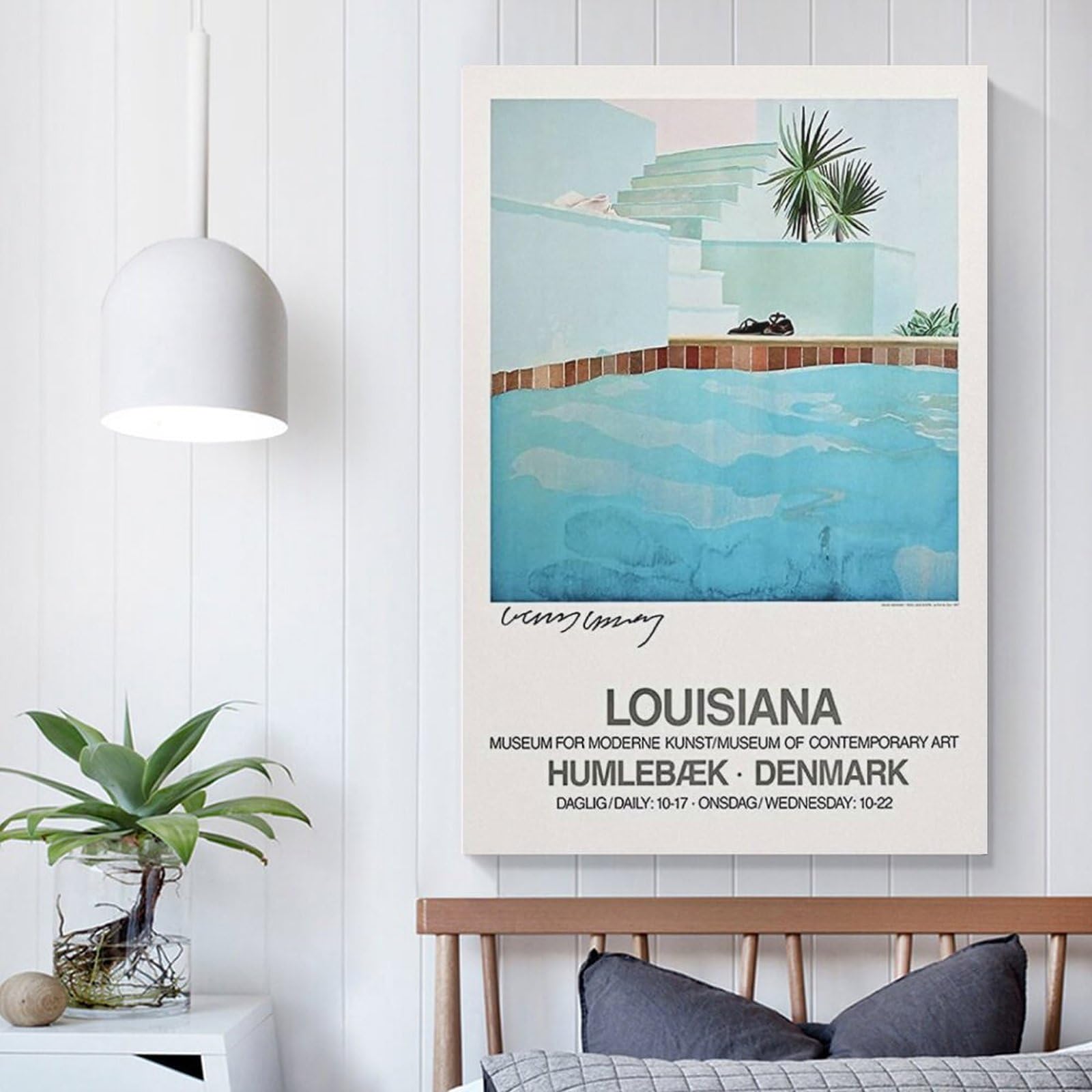 Amazon.co.jp: David Hockneyデイヴィッド・ホックニー ポスター 展覧