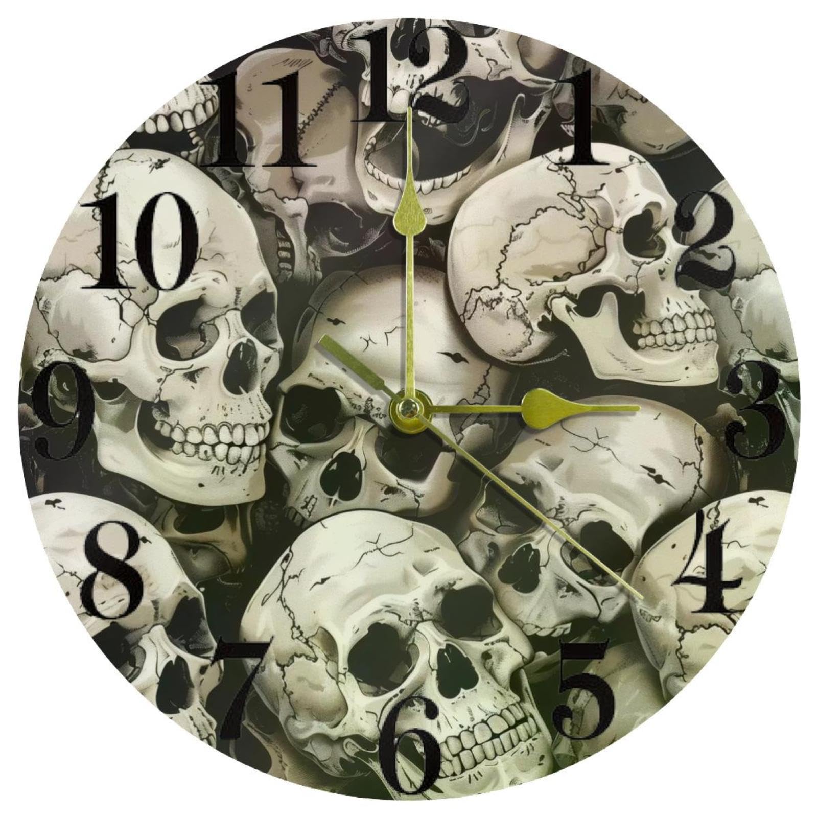 Horloge murale gothique silencieuse pour retrouver le calme et le sommeil chez soi