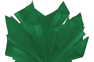 Flexicore Packaging® Green Tissue Paper Sheets (15"x20", 100 Count) Acid-Free Gift Wrap Bulk Tissue Paper