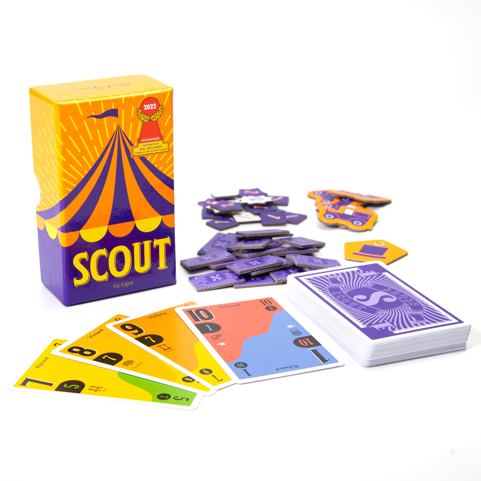 Oink Games "Scout Card Game For 2-5 Players • Funny Circus Family Board Games • *Nominated For Game Of The Year* • Best Family Games