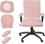 uxcell Computer Office Chair Cover with Armrest Cover for Computer Rotating Chair, Desk Chairs Green